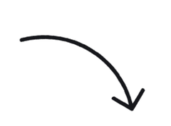 Curved arrow